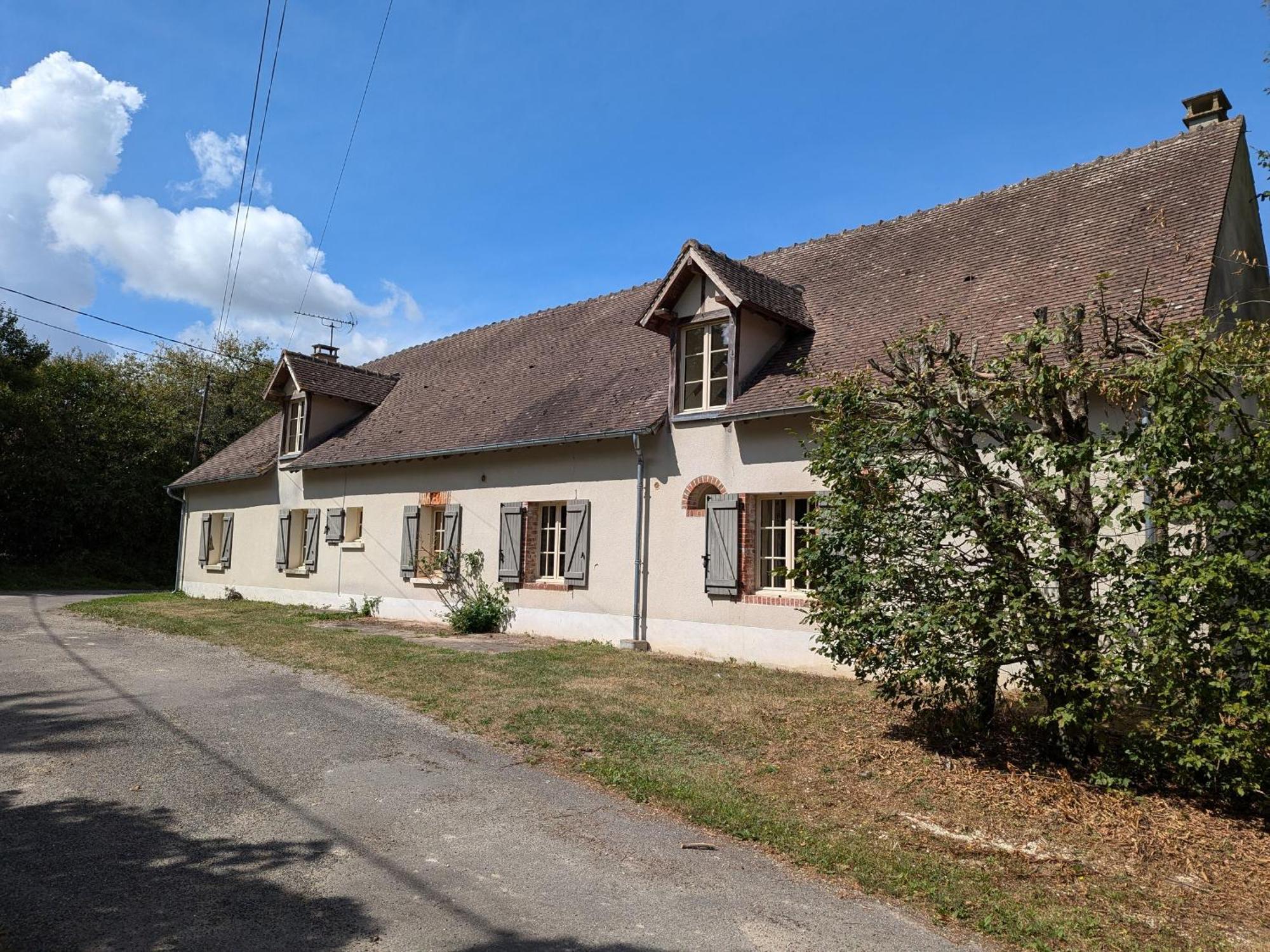הוילה Coullons Ferme Renovee En Sologne Avec Cheminee, Fibre Et Jardin, Proche De Gien Et Sancerre - Fr-1-590-81 מראה חיצוני תמונה